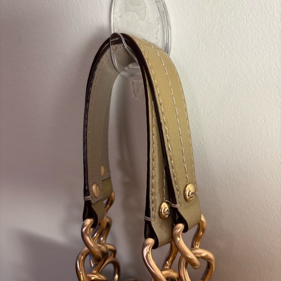 Coach Gold Hobo Bag w/ Metallic Sheen and Slouchy Design - Picture 7 of 10